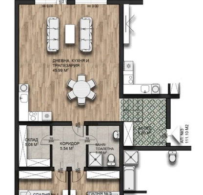 Photo 4 — 2-bedroom apartment in Oblast Veliko Tyrnovo, Malki Chiflik