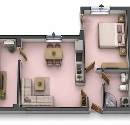 Photo 5 — Two-room apartment in Ravda village with elevator and parking