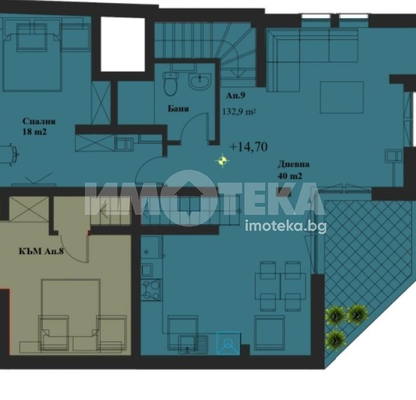 Photo 2 — 4-bedroom apartment in Sofiya, Banishora