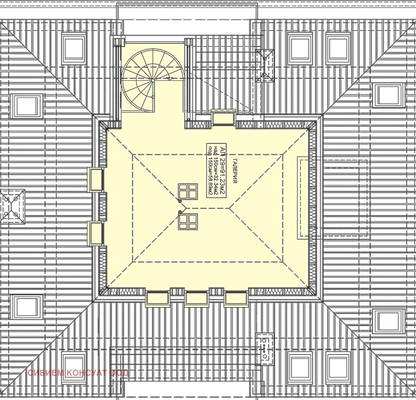 Снимка 3 — Мезонет с 2 нива в Център, София с тераса