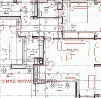 Снимка 5 — Тристаен апартамент с двор в Драгалевци, София