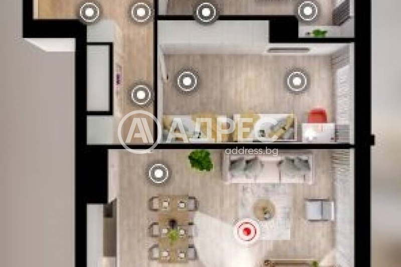 3-bedroom apartment in Sofiya, Drujba 1