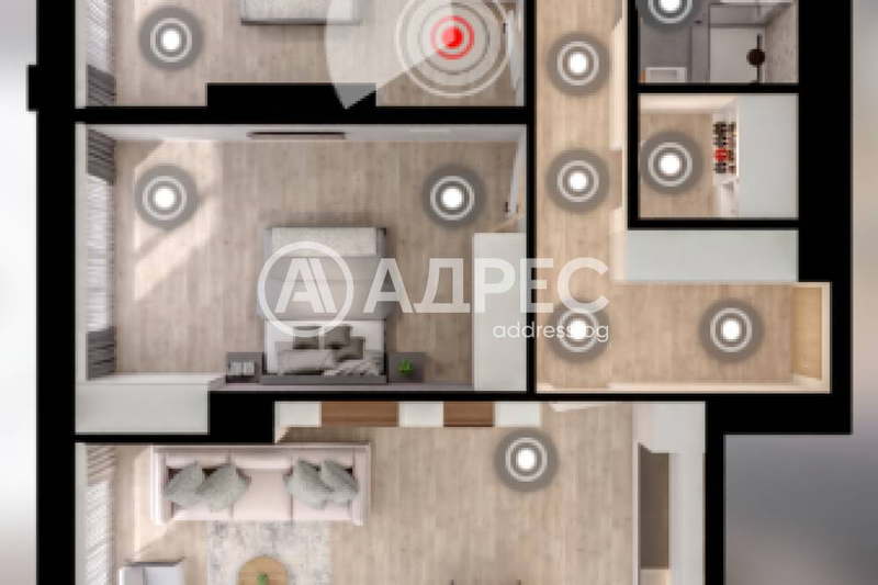 4-bedroom apartment in Sofiya, Drujba 1