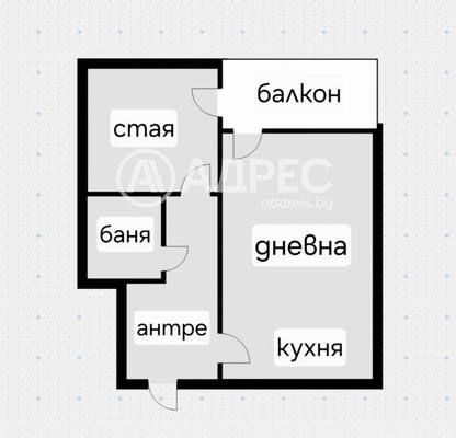 Снимка 4 — Двустаен апартамент с тераса и панорама към Витоша в Дружба 2