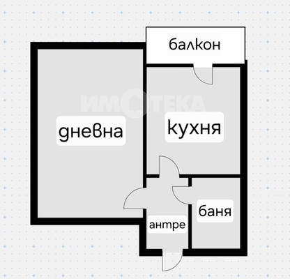 Снимка 4 — Двустаен апартамент с тераса в Гео Милев, София