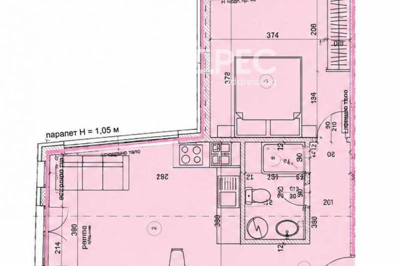 2-bedroom apartment in Sofiya, Hadji Dimityr