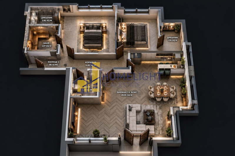 3-bedroom apartment in Sofiya, Hadji Dimityr