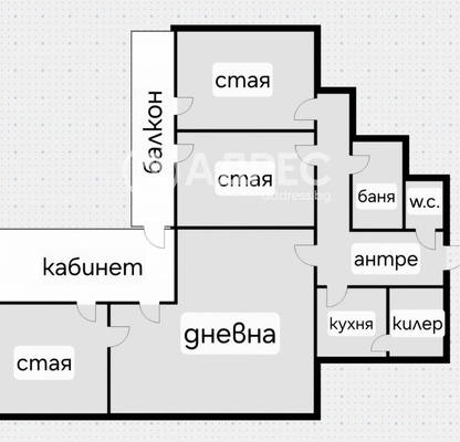 Снимка 4 — 4-стаен апартамент в Иван Вазов с голяма тераса