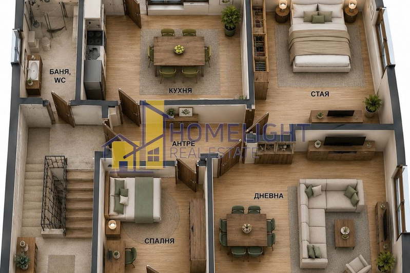 3-bedroom apartment in Sofiya, Iztok