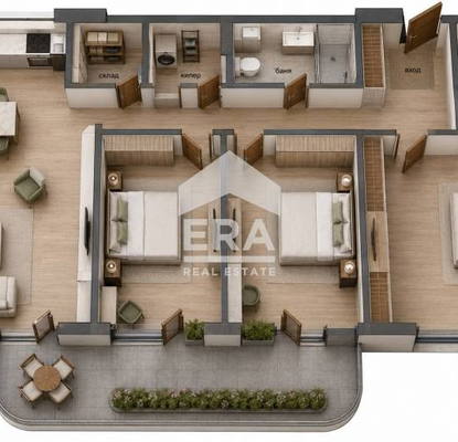 Photo 2 — Four-room apartment in Krastova vada with balcony and parking space