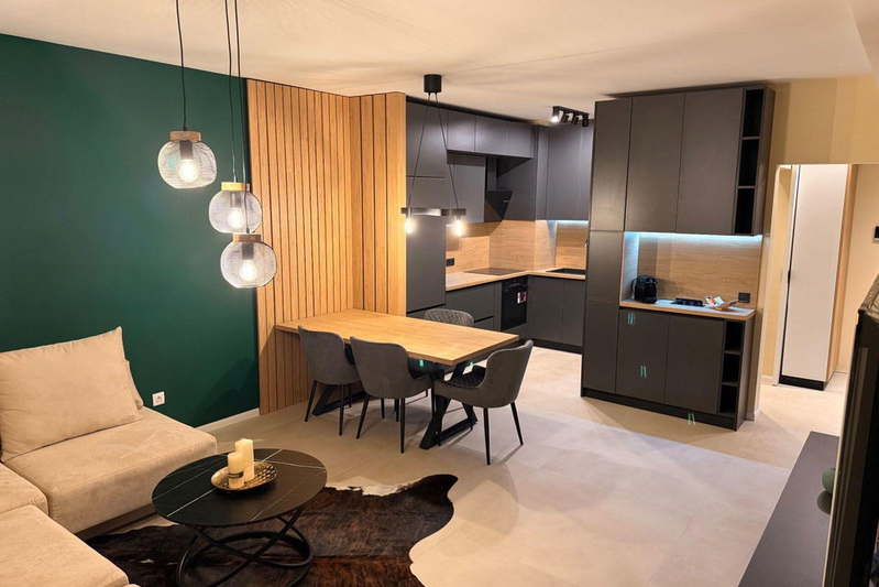 Two-room apartment with Vitosha view in Krastova vada