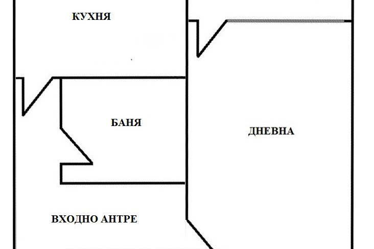 1-стаен апартамент с тераса в Лагера, София