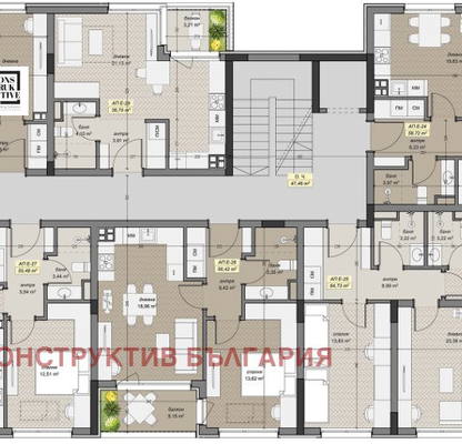 Снимка 5 — Двустаен апартамент в Левски Г с контрол на достъпа