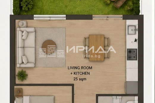 2-bedroom apartment in Sofia, Levski V