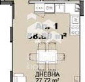 Снимка 3 — Двустаен апартамент с двор в м-т Гърдова глава, София