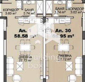 Снимка 3 — Четиристаен апартамент с двор в м-т Гърдова глава, София