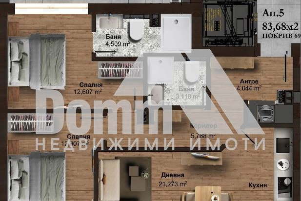 Мезонет с 2 спални в м-т Камбаните, близо до Витоша