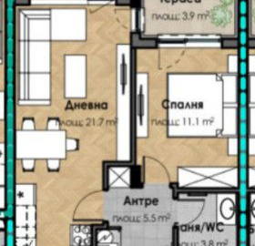Photo 4 — Two-room apartment in Malinova dolina with balcony, Sofia