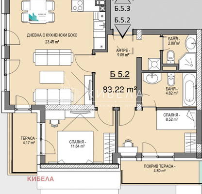 Photo 2 — 3-bedroom apartment in Sofiya, Malinova Dolina