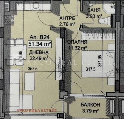 Снимка 3 — Двустаен апартамент в Манастирски ливади с балкон