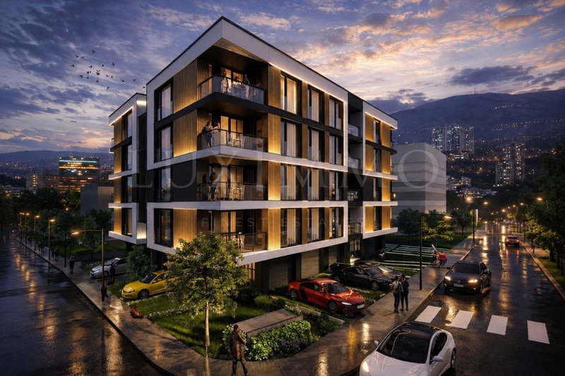 Four-room apartment in Manastirski Livadi with panoramic view