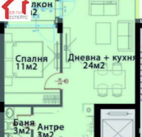 Снимка 4 — Двустаен апартамент в Модерно предградие с асансьор