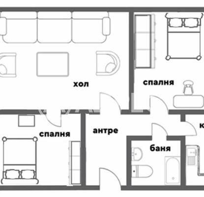 Снимка 4 — Тристаен апартамент с три тераси в Надежда 2, София