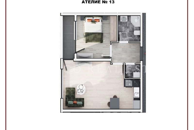 2-bedroom apartment in Sofiya, Nadejda 4