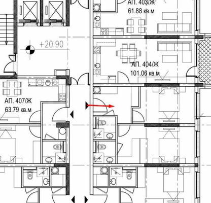 Photo 2 — 3-bedroom apartment in Sofiya, Obelya 2