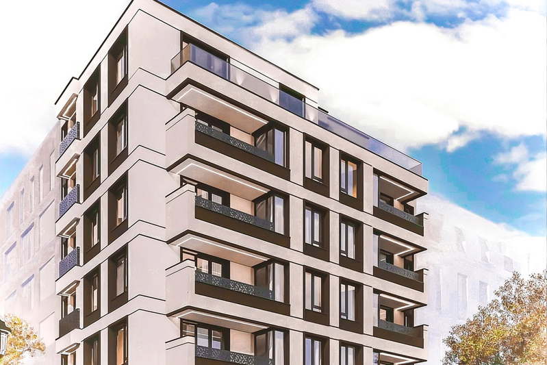 Two-room apartment in Oborishte with terrace and parking space