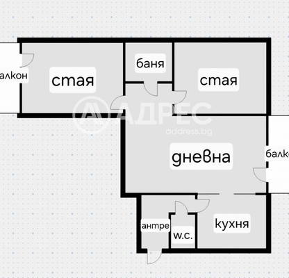 Photo 4 — Three-room apartment with two terraces in Oborishte, Sofia