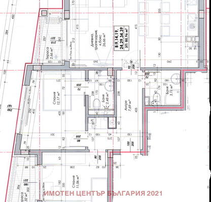 Снимка 2 — Тристаен апартамент с паркомясто в Овча купел 1, София
