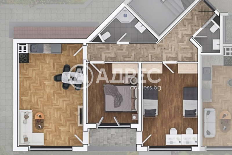 3-bedroom apartment in Sofiya, Ovcha Kupel 1