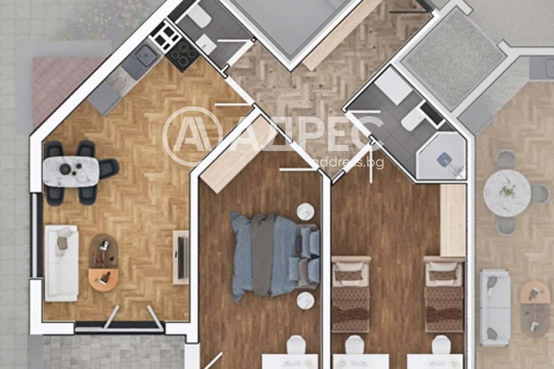 3-bedroom apartment in Sofiya, Ovcha Kupel 1