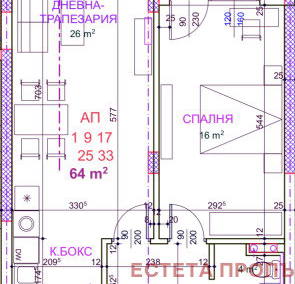 Снимка 4 — Двустаен апартамент в Овча купел с ново строителство