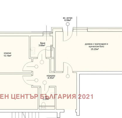 Снимка 2 — Тристаен апартамент в Овча купел 2 с ново строителство