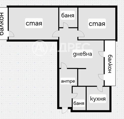 Снимка 4 — Тристаен апартамент в Стрелбище с две тераси