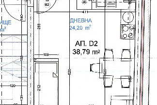 1-bedroom apartment in Sofiya, Suhata Reka