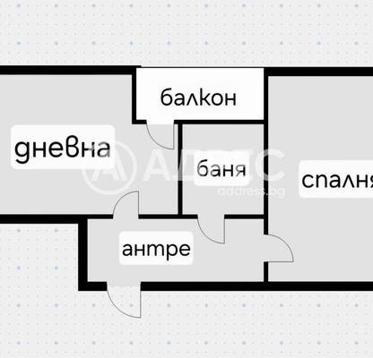 Photo 3 — Two-room apartment with south-facing terrace in Vitosha district, Sofia