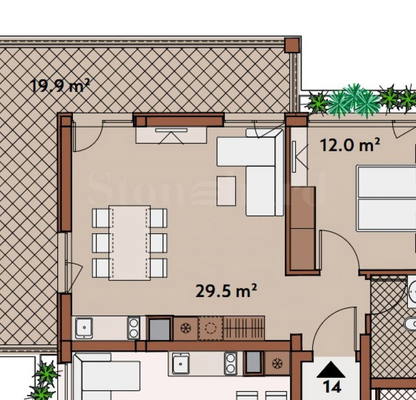 Photo 2 — 2-bedroom apartment in Oblast Burgas, Sozopol