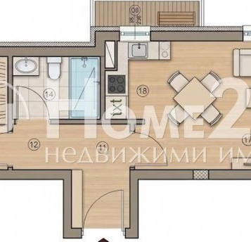 Снимка 2 — Двустаен апартамент в Бургас, Созопол