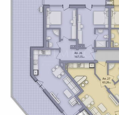 Снимка 2 — Тристаен апартамент в Бургас, Созопол