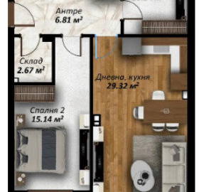 Photo 3 — 3-bedroom apartment in Stara Zagora, Ayazmoto