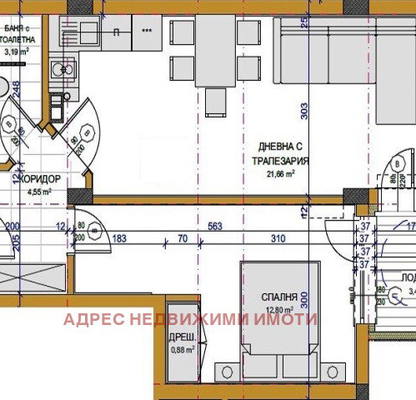 Снимка 4 — Двустаен апартамент в Стара Загора, Железник - център
