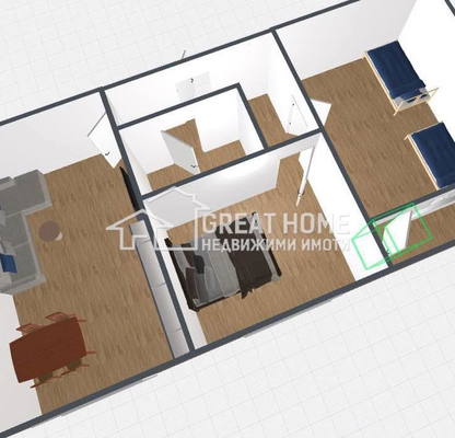 Photo 5 — Three-room apartment with terrace in Borovets, Targovishte