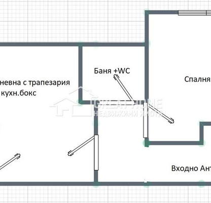 Снимка 2 — Двустаен апартамент в Търговище, Център