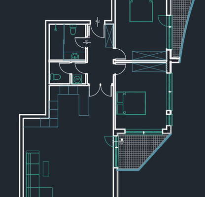 Снимка 3 — Просторен 3-стаен апартамент с паркомясто в Бриз, Варна