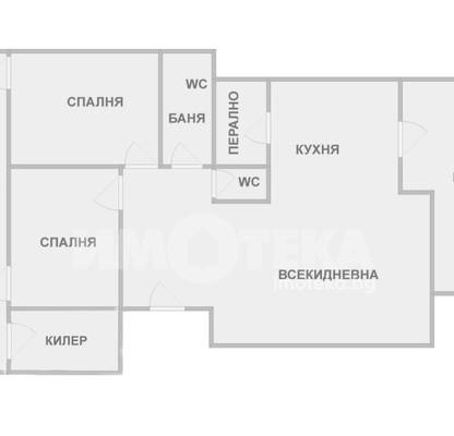 Снимка 5 — Просторен 3-стаен апартамент в Бриз с английски двор