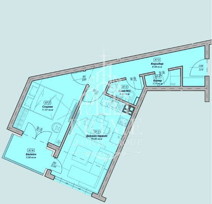 Снимка 2 — Двустаен апартамент с балкон в Галата, Варна