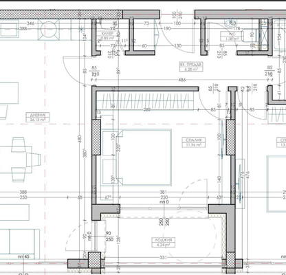 Photo 2 — Three-room apartment in Kaisieva gradina with loggia